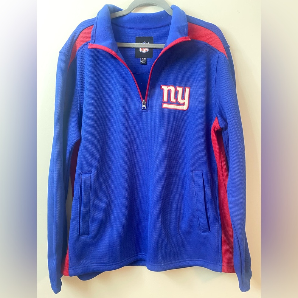 New York Giants Knit Zip Up Crew Men’s